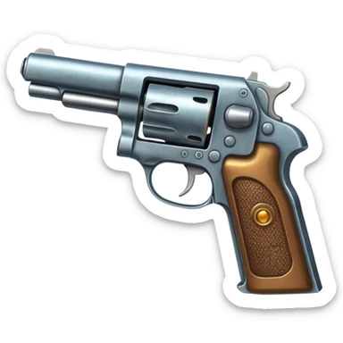 Pistola real sticker