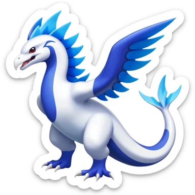 Lugia-Kyogre-Reshiram-Latios-fusion-creature (full body) sticker