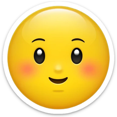 Generate a high-quality 3D cartoon-style emoji of yellow glitter, sparkling effect, smooth gradient colors, rounded and cute appearance, simple white background, high-resolution.
 sticker