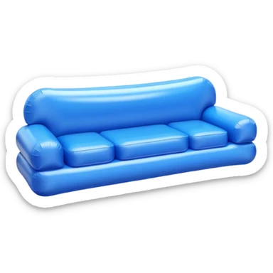 90’s inflatable couch sticker