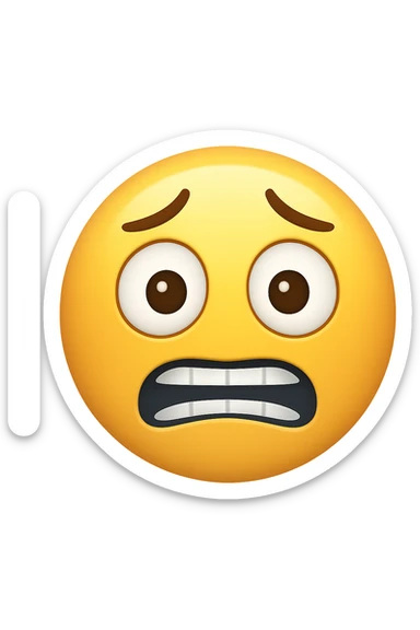 irritabilità o ansia improvvisa emoji stile iphone sticker