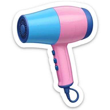 Cute Hair dryer, different design sticker