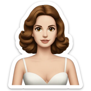 lana del rey at the grammy sticker