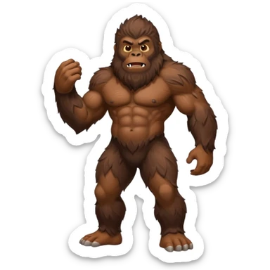 Create Sasquatch  sticker