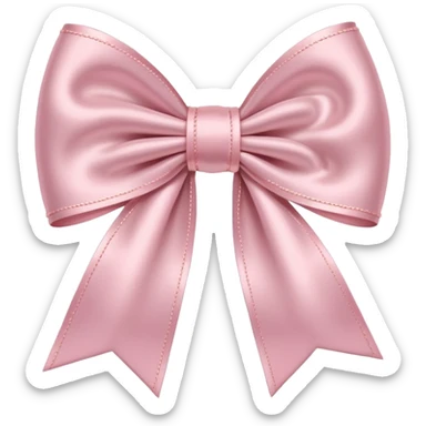 Light pink bows sticker