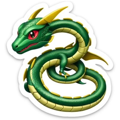 Pokemon  legendary Rayquaza sticker