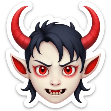Young demon - small horns, mischiievous











 sticker