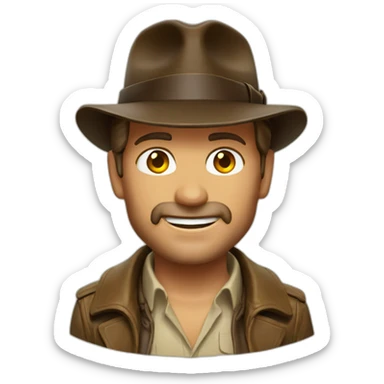 indiana jones sticker
