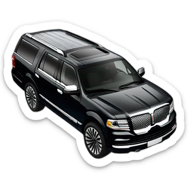 CAR Lincoln Navigator BLACK sticker