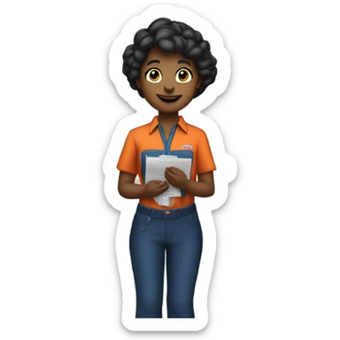 Gas station cashier  sticker