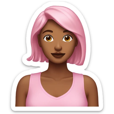 🧘🏽‍♀️ create this as a light pink sticker