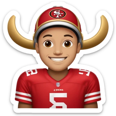 49ers fan sticker