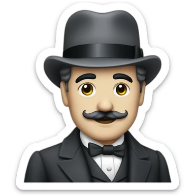 Poirot sticker