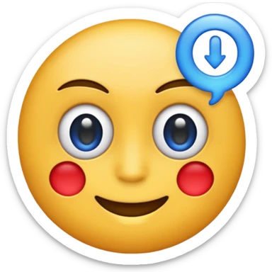 emoji q te pongo en lo q escribo has lo azul✅️ sticker