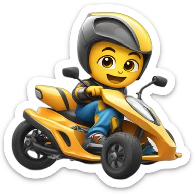 karting pcr 100cc sticker
