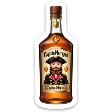 Bouteille de Captain Morgan, 1 l sticker