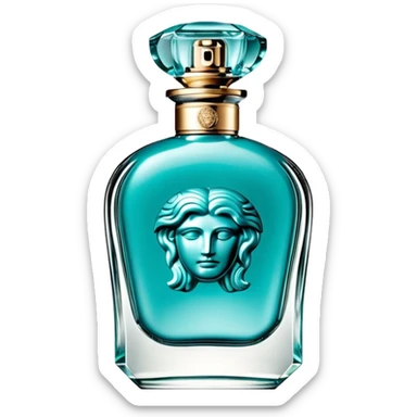 Dylan turquoise Versace perfume  sticker