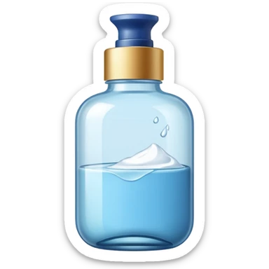 skincare bottle sticker