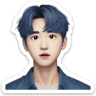 Txt soobin blue hour sticker