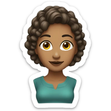 Women beautiful fizic sticker