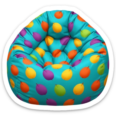 make a bean bag sticker