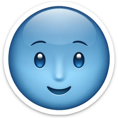 Blue tick mark sticker