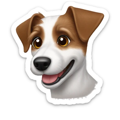 wirehaired jack russell terrier sticker