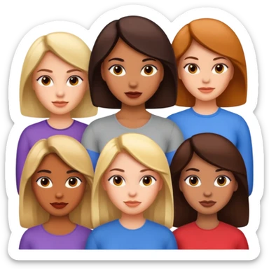 Strong but beautiful women sticker