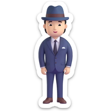 classic mobster gangster sticker