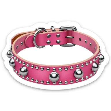 cat collar pink coloured without cat sticker