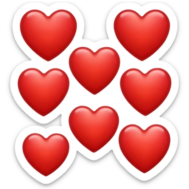 cute heart emoji  sticker