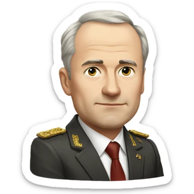 Anton Siluanov Minister of Finance of Russia sticker
