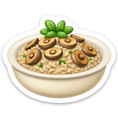 mushroom risotto sticker