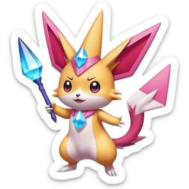 Pachirisu-Victini-Diancie-fusion sticker