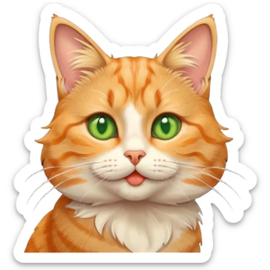 haz que un gato  esté lanzando un beso sticker