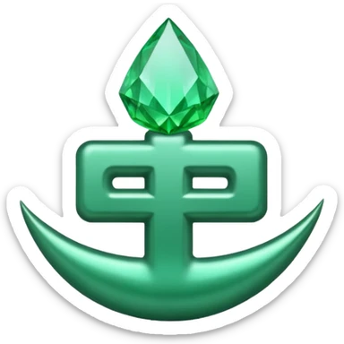 signo de dinero en color verde bien resplandeciente. Este es el signo "$" sticker