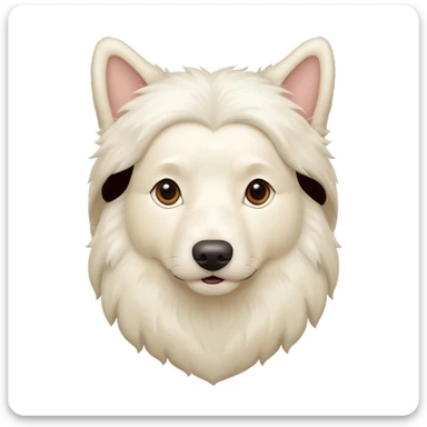 White pyrenees sticker