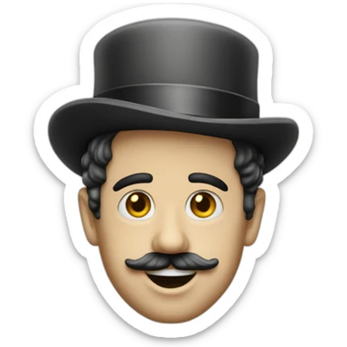 charly chaplin sticker
