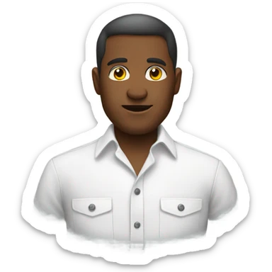 White shirt emoji sticker
