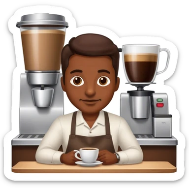 Cofeshop 45 years of age owner sticker