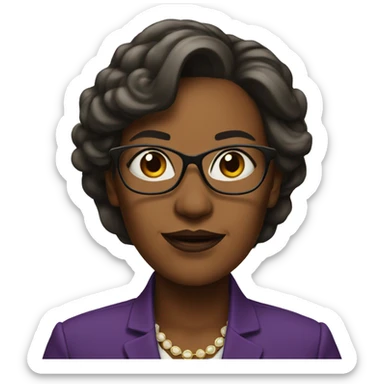 woman politician who is very powerful sticker