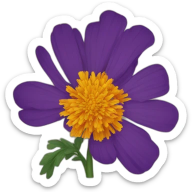 big marigold sticker