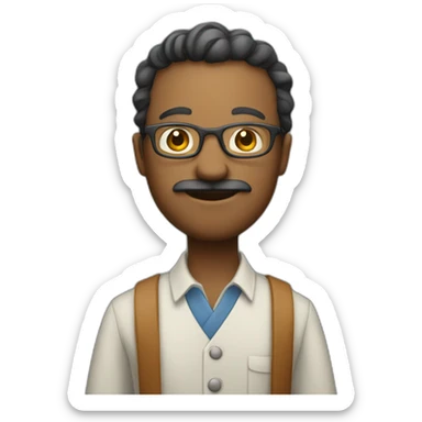 A mathematician sticker