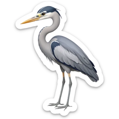 Grey Heron sticker