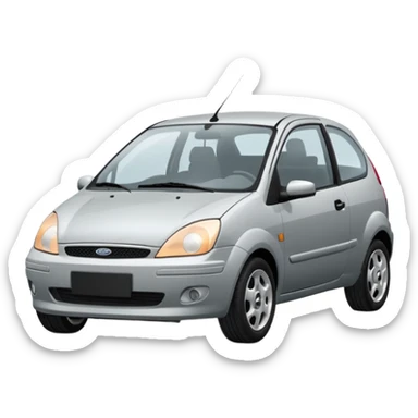 light grey ford fiesta from 2003 sticker