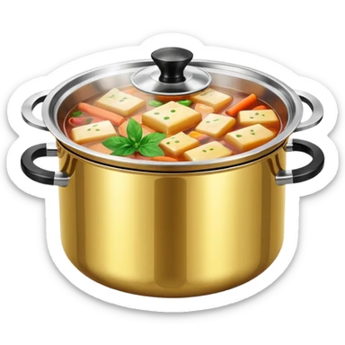 Stainless steel hotpot sticker