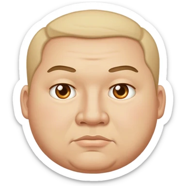 fat jd vance face sticker