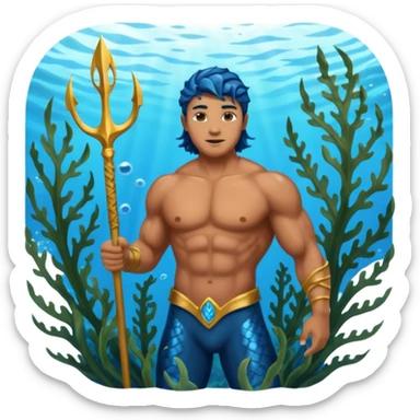 atlantis man OF THE SEA sticker