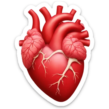 human heart sticker