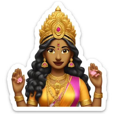 Goddess lakshmi  sticker